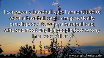 Englisches Zitat von Bill Bryson als Bild