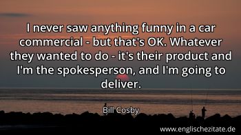 Englisches Zitat von Bill Cosby als Bild