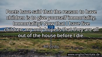 Englisches Zitat von Bill Cosby als Bild