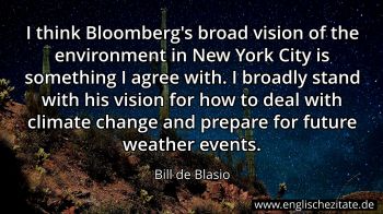 Englisches Zitat von Bill de Blasio als Bild