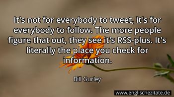 Englisches Zitat von Bill Gurley als Bild