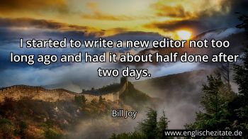 Englisches Zitat von Bill Joy als Bild