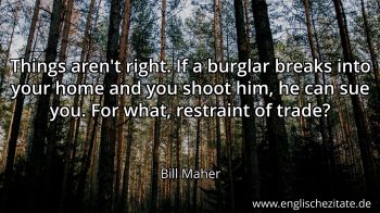 Englisches Zitat von Bill Maher als Bild