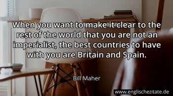 Englisches Zitat von Bill Maher als Bild