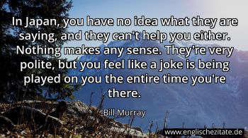 Englisches Zitat von Bill Murray als Bild