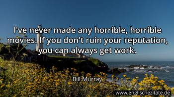 Englisches Zitat von Bill Murray als Bild