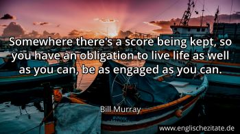 Englisches Zitat von Bill Murray als Bild