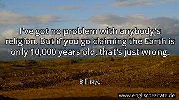 Englisches Zitat von Bill Nye als Bild