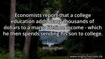 Englisches Zitat von Bill Vaughan als Bild
