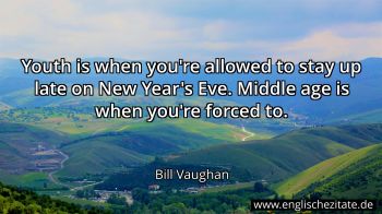 Englisches Zitat von Bill Vaughan als Bild