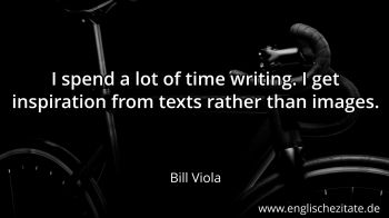 Englisches Zitat von Bill Viola als Bild