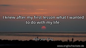 Englisches Zitat von Billie Jean King als Bild