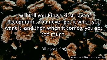 Englisches Zitat von Billie Jean King als Bild