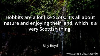Englisches Zitat von Billy Boyd als Bild