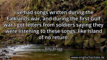 Englisches Zitat von Billy Bragg als Bild