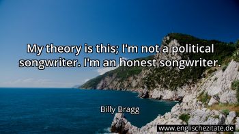 Englisches Zitat von Billy Bragg als Bild