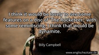 Englisches Zitat von Billy Campbell als Bild