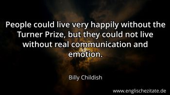 Englisches Zitat von Billy Childish als Bild