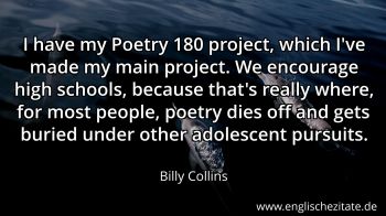 Englisches Zitat von Billy Collins als Bild