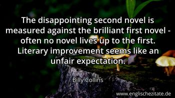 Englisches Zitat von Billy Collins als Bild