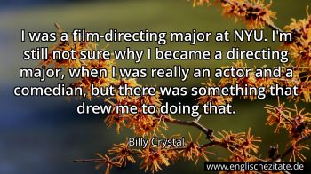 Englisches Zitat von Billy Crystal als Bild