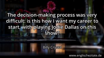 Englisches Zitat von Billy Crystal als Bild