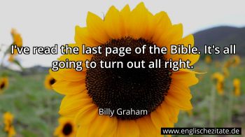 Englisches Zitat von Billy Graham als Bild
