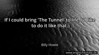 Englisches Zitat von Billy Howle als Bild