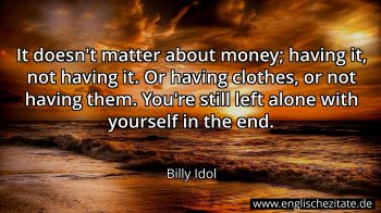 Englisches Zitat von Billy Idol als Bild