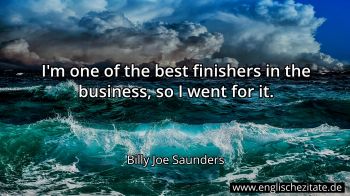 Englisches Zitat von Billy Joe Saunders als Bild