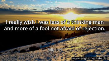 Englisches Zitat von Billy Joel als Bild