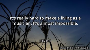 Englisches Zitat von Billy Joel als Bild