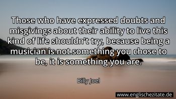 Englisches Zitat von Billy Joel als Bild
