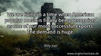 Englisches Zitat von Billy Joel als Bild