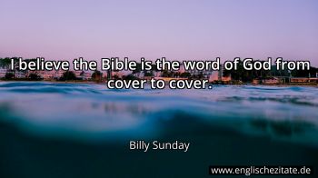 Englisches Zitat von Billy Sunday als Bild
