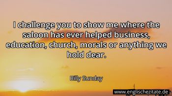 Englisches Zitat von Billy Sunday als Bild