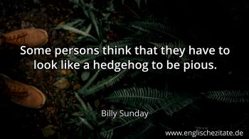 Englisches Zitat von Billy Sunday als Bild