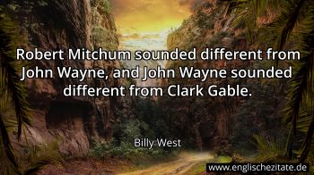 Englisches Zitat von Billy West als Bild