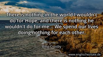 Englisches Zitat von Bing Crosby als Bild
