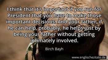 Englisches Zitat von Birch Bayh als Bild