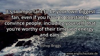 Englisches Zitat von Bishop Briggs als Bild