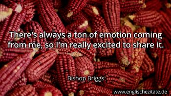 Englisches Zitat von Bishop Briggs als Bild