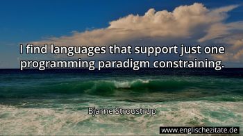 Englisches Zitat von Bjarne Stroustrup als Bild