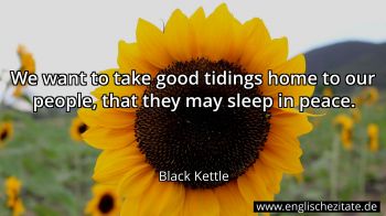 Englisches Zitat von Black Kettle als Bild