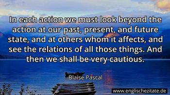 Englisches Zitat von Blaise Pascal als Bild