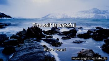 Englisches Zitat von Blaise Pascal als Bild