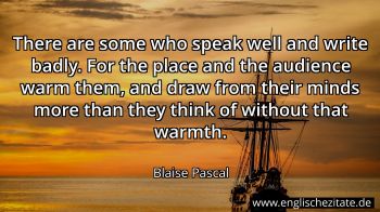 Englisches Zitat von Blaise Pascal als Bild
