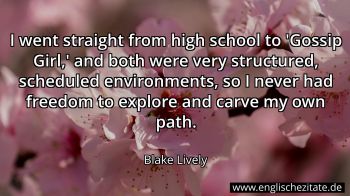 Englisches Zitat von Blake Lively als Bild