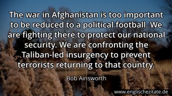 Englisches Zitat von Bob Ainsworth als Bild
