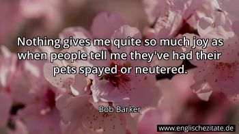 Englisches Zitat von Bob Barker als Bild
